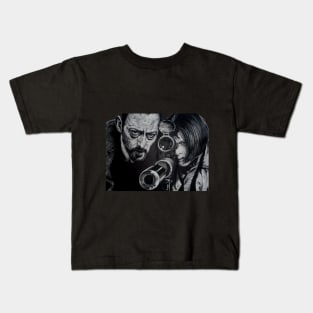 Leon Movie Sniper Training Retro Kids T-Shirt